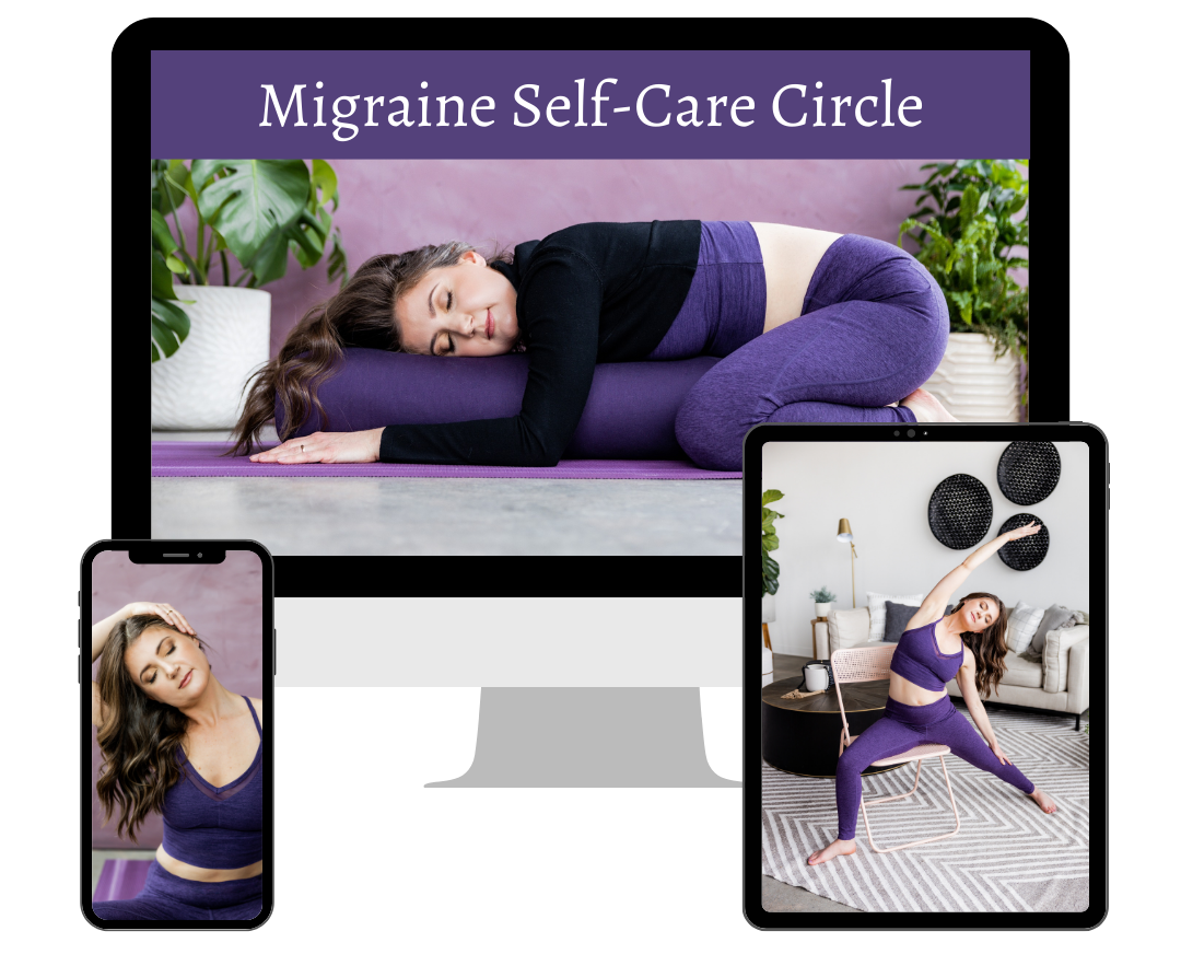 Migraine Self-Care Circle Mockup