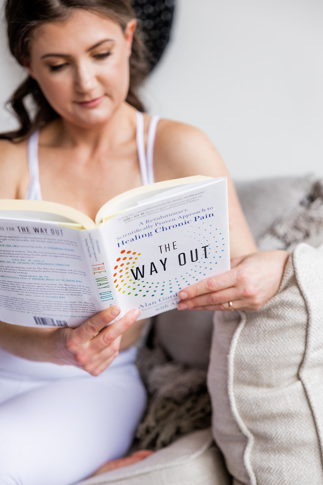 Adriane reads The Way Out book by Alan Gordon